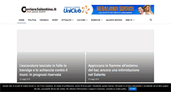 Desktop Screenshot of corrieresalentino.it