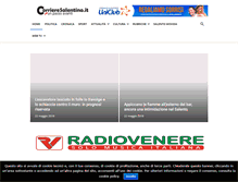 Tablet Screenshot of corrieresalentino.it